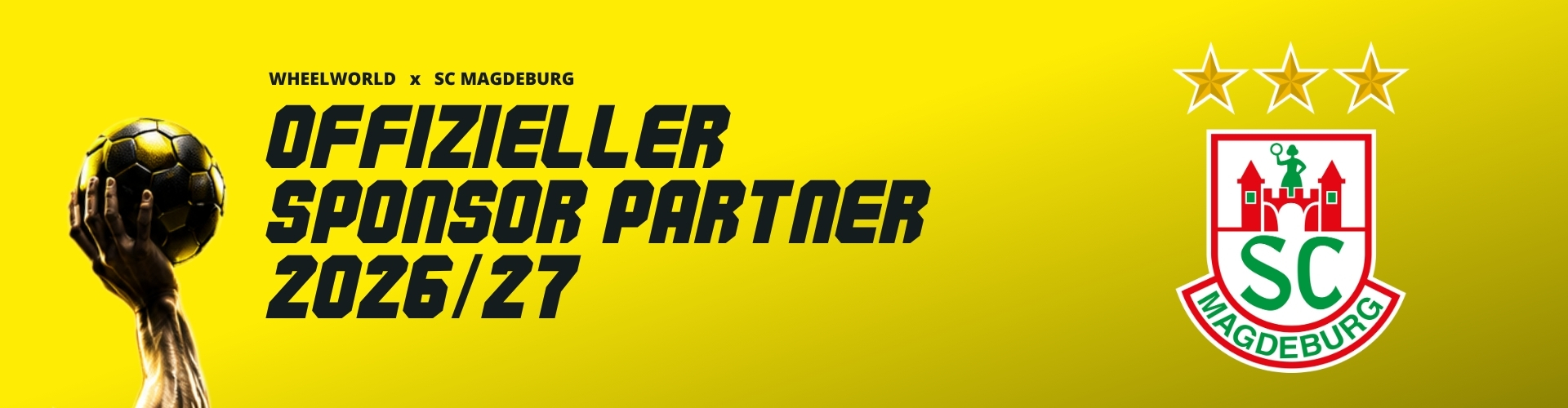Wheelworld ist offizieller Sponsor des SC Magdeburg für 2026/27